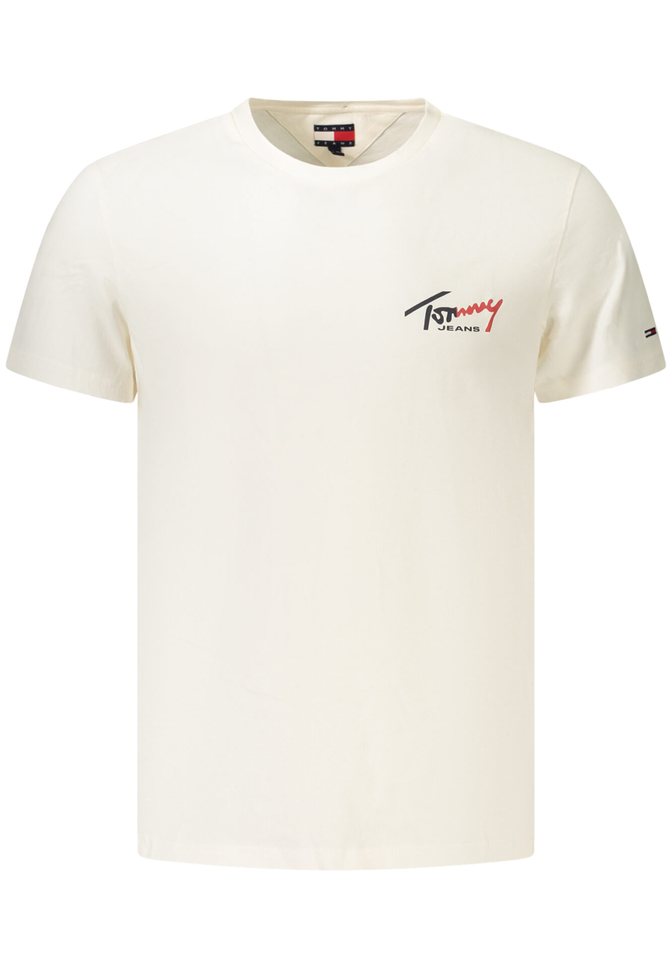 TOMMY HILFIGER MEN'S SHORT-SLEEVE T-SHIRT WHITE