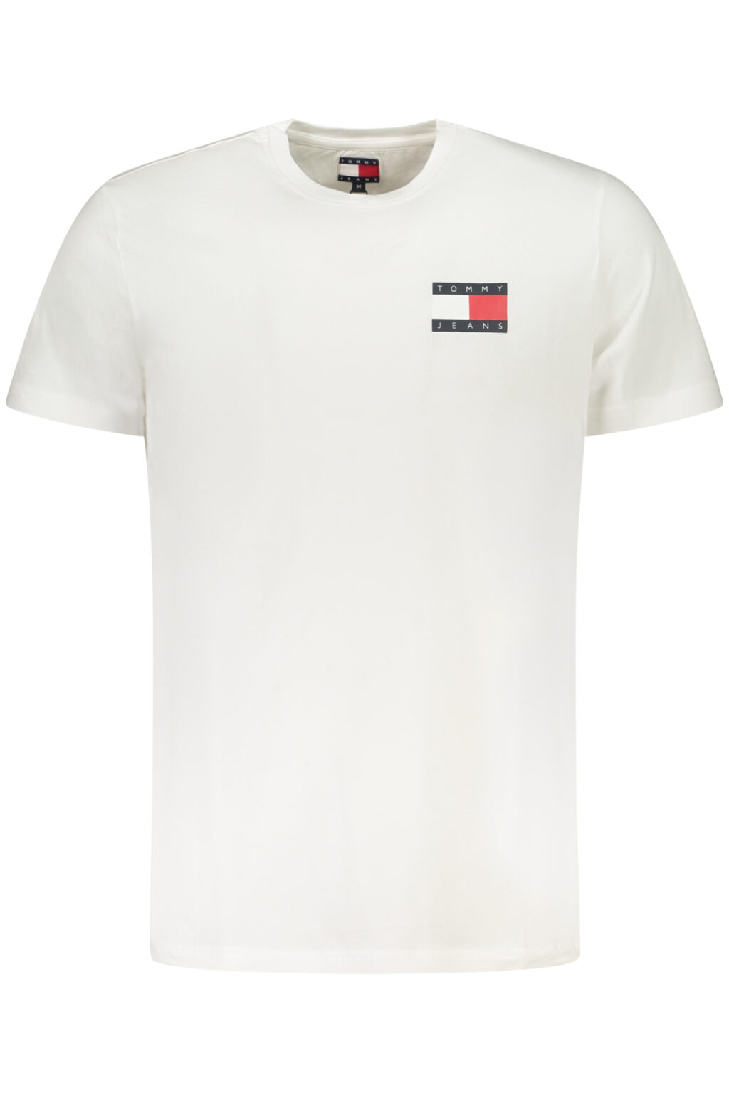 TOMMY HILFIGER vyriški marškinėliai trumpomis rankovėmis, balti