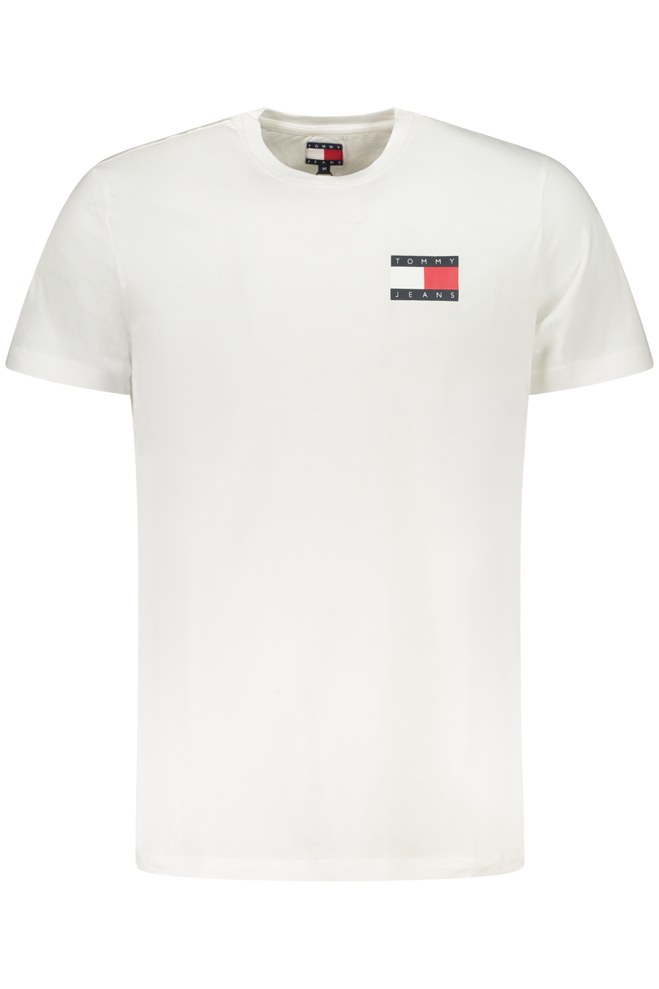 TOMMY HILFIGER vyriški marškinėliai trumpomis rankovėmis, balti TOMMY HILFIGER vyriški marškinėliai trumpomis rankovėmis, balti