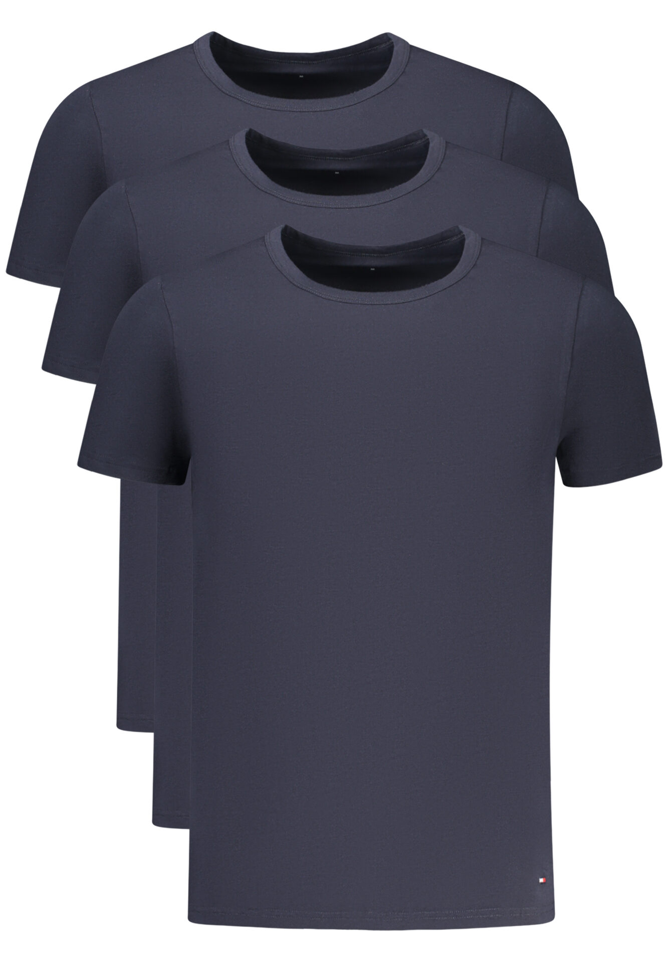TOMMY HILFIGER MEN'S SHORT-SLEEVE T-SHIRT BLUE