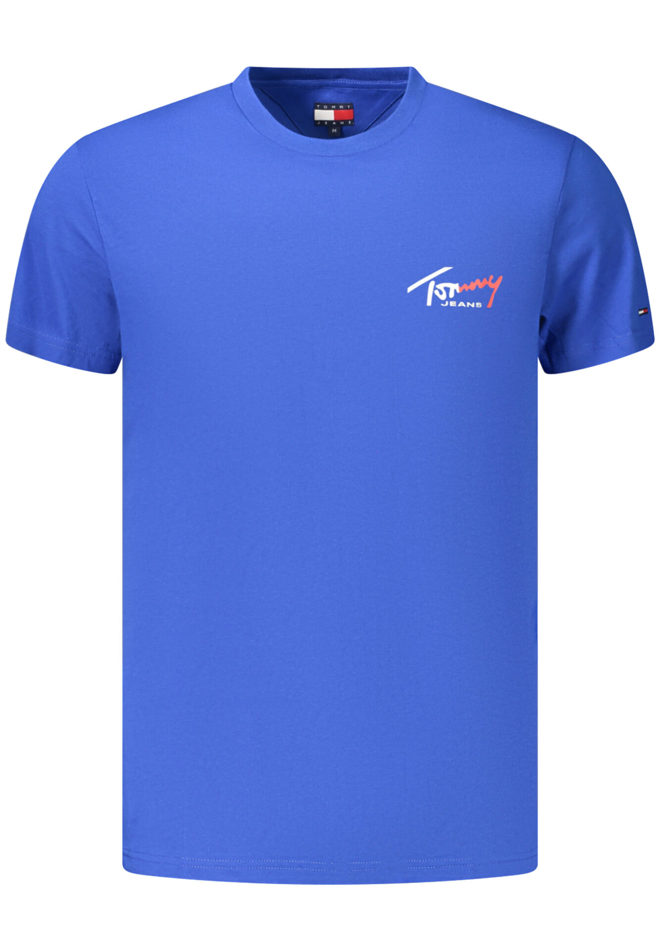 TOMMY HILFIGER MEN'S SHORT-SLEEVE T-SHIRT BLUE
