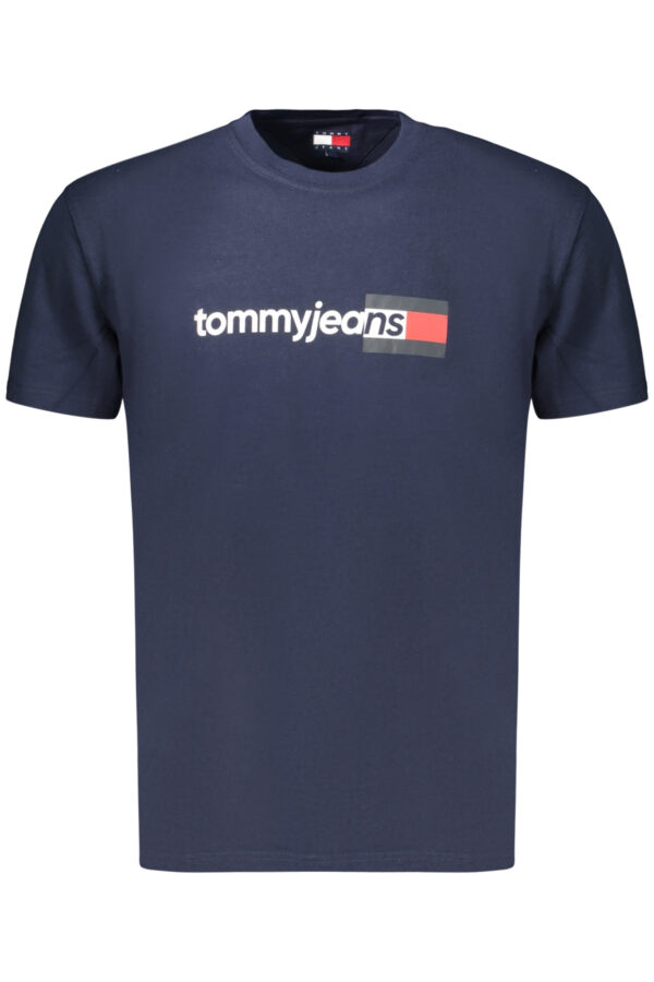 TOMMY HILFIGER vyriški marškinėliai trumpomis rankovėmis, mėlyni