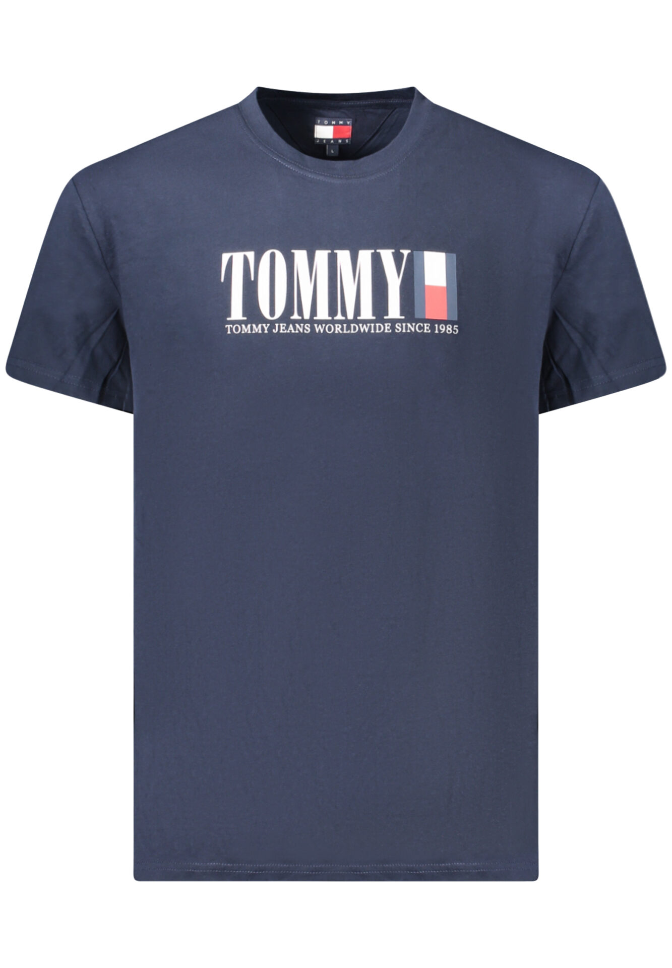 TOMMY HILFIGER MEN'S SHORT-SLEEVE T-SHIRT BLUE