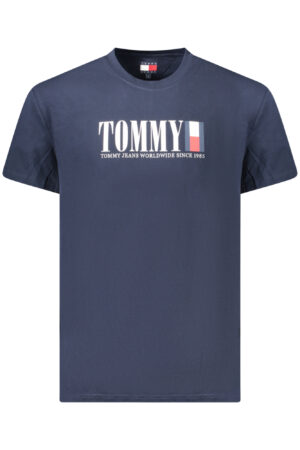 TOMMY HILFIGER MEN'S SHORT-SLEEVE T-SHIRT BLUE
