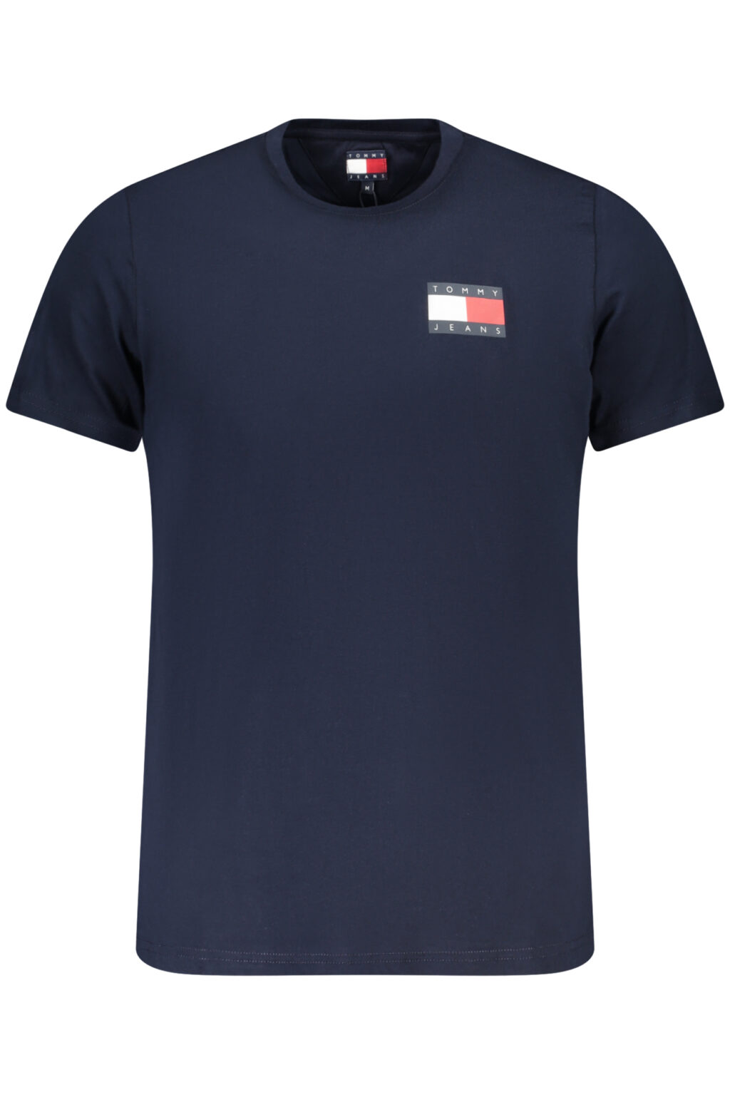 tommyhilfigert-shirtmanichecorteuomoblu_1 TOMMY HILFIGER vyriški marškinėliai trumpomis rankovėmis, mėlyni