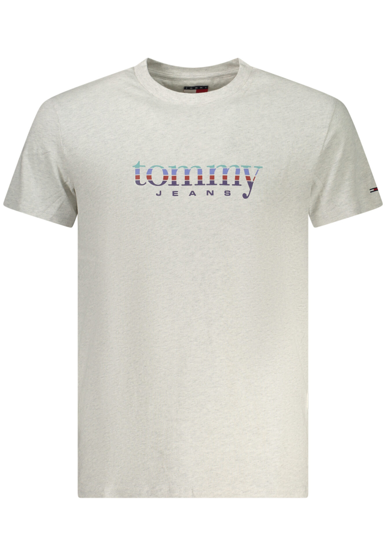 TOMMY HILFIGER MEN'S SHORT-SLEEVE T-SHIRT GREY