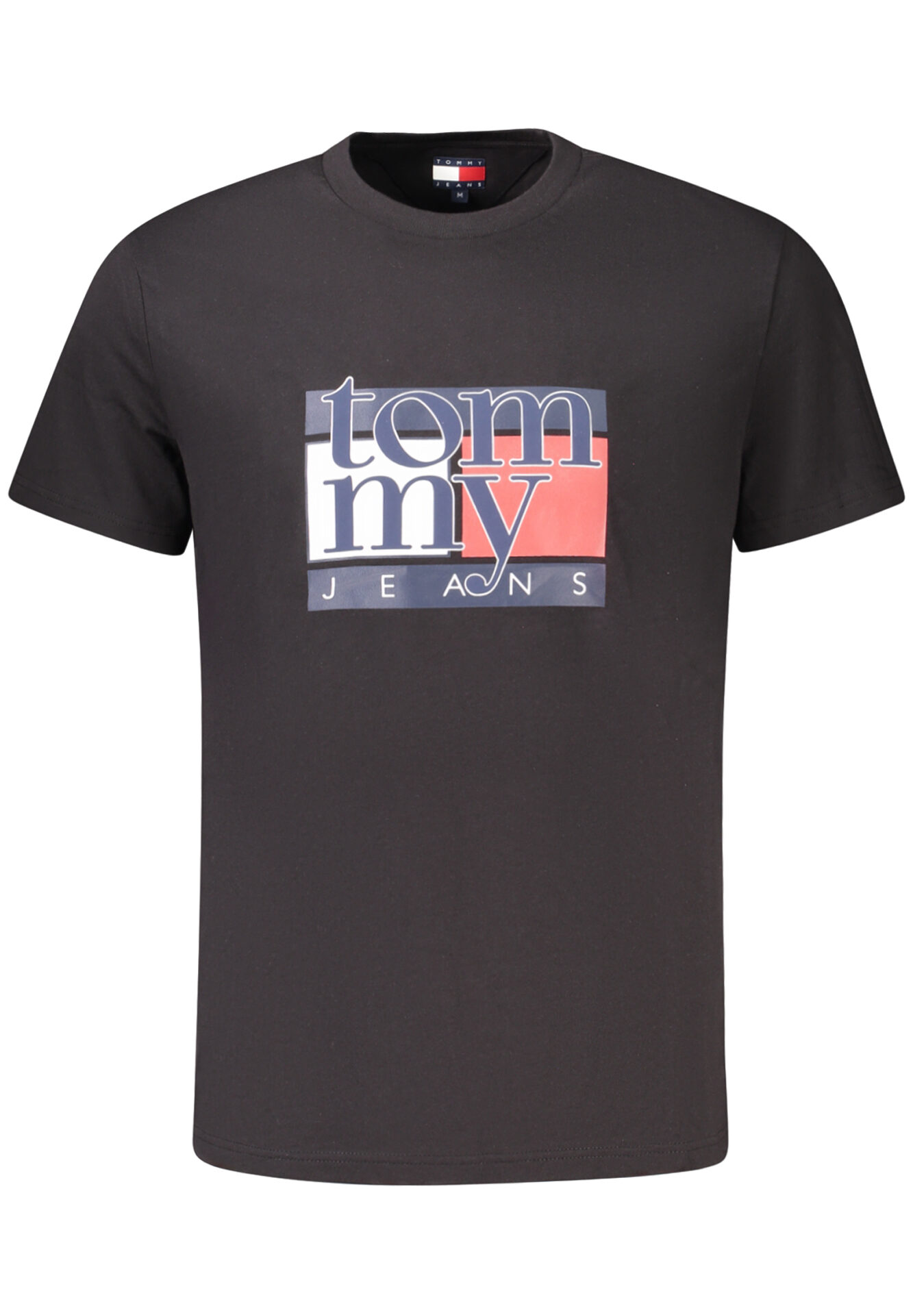 TOMMY HILFIGER MEN'S SHORT-SLEEVE T-SHIRT BLACK