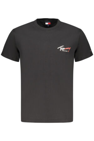 TOMMY HILFIGER MEN'S SHORT-SLEEVE T-SHIRT BLACK