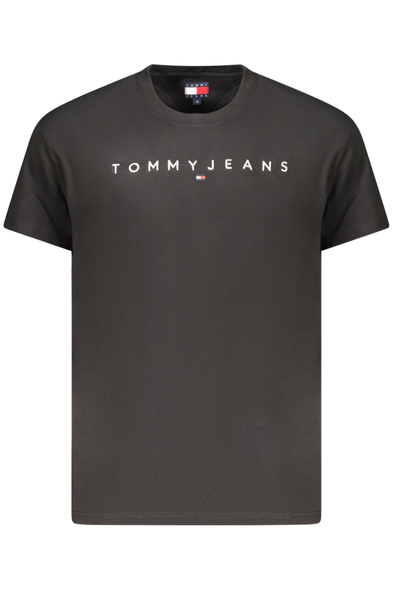 TOMMY HILFIGER MEN'S SHORT-SLEEVE T-SHIRT BLACK TOMMY HILFIGER MEN'S SHORT-SLEEVE T-SHIRT BLACK