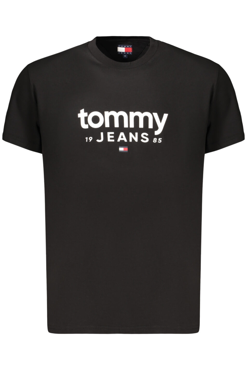 tommyhilfigert-shirtmanichecorteuomonero_1 TOMMY HILFIGER vyriški marškinėliai trumpomis rankovėmis, juodi