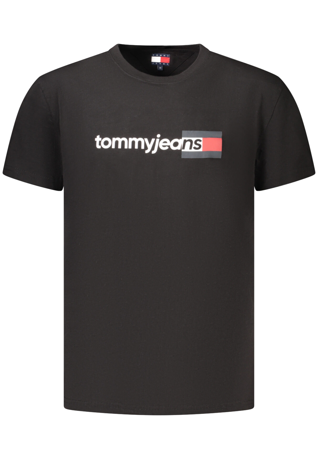 TOMMY HILFIGER MEN'S SHORT-SLEEVE T-SHIRT BLACK