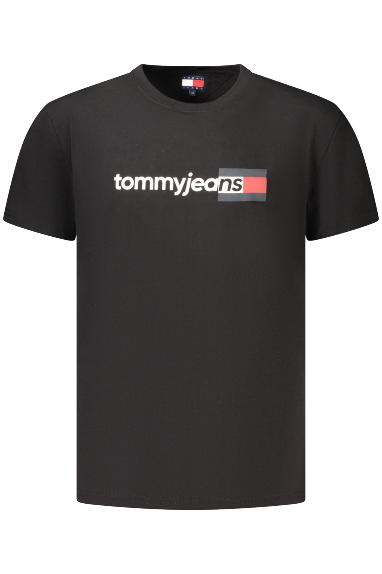 TOMMY HILFIGER MEN'S SHORT-SLEEVE T-SHIRT BLACK TOMMY HILFIGER MEN'S SHORT-SLEEVE T-SHIRT BLACK