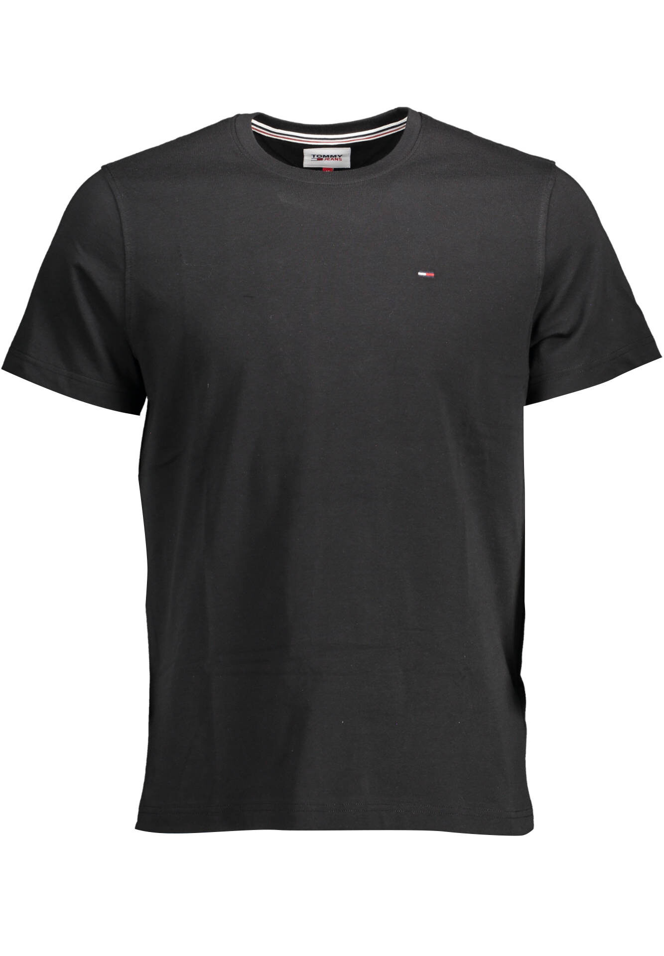 TOMMY HILFIGER SHORT SLEEVE T-SHIRT MEN BLACK