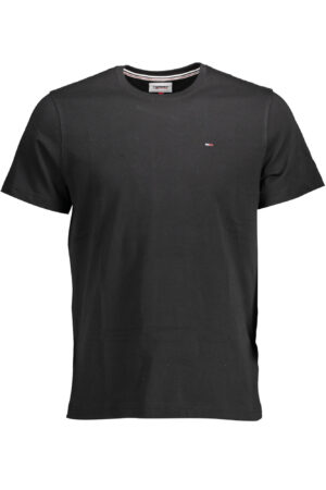 TOMMY HILFIGER SHORT SLEEVE T-SHIRT MEN BLACK