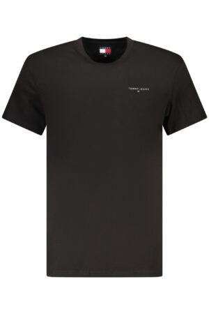 TOMMY HILFIGER MEN'S SHORT-SLEEVE T-SHIRT BLACK