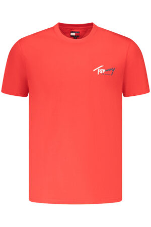 TOMMY HILFIGER MEN'S SHORT-SLEEVED T-SHIRT, RED