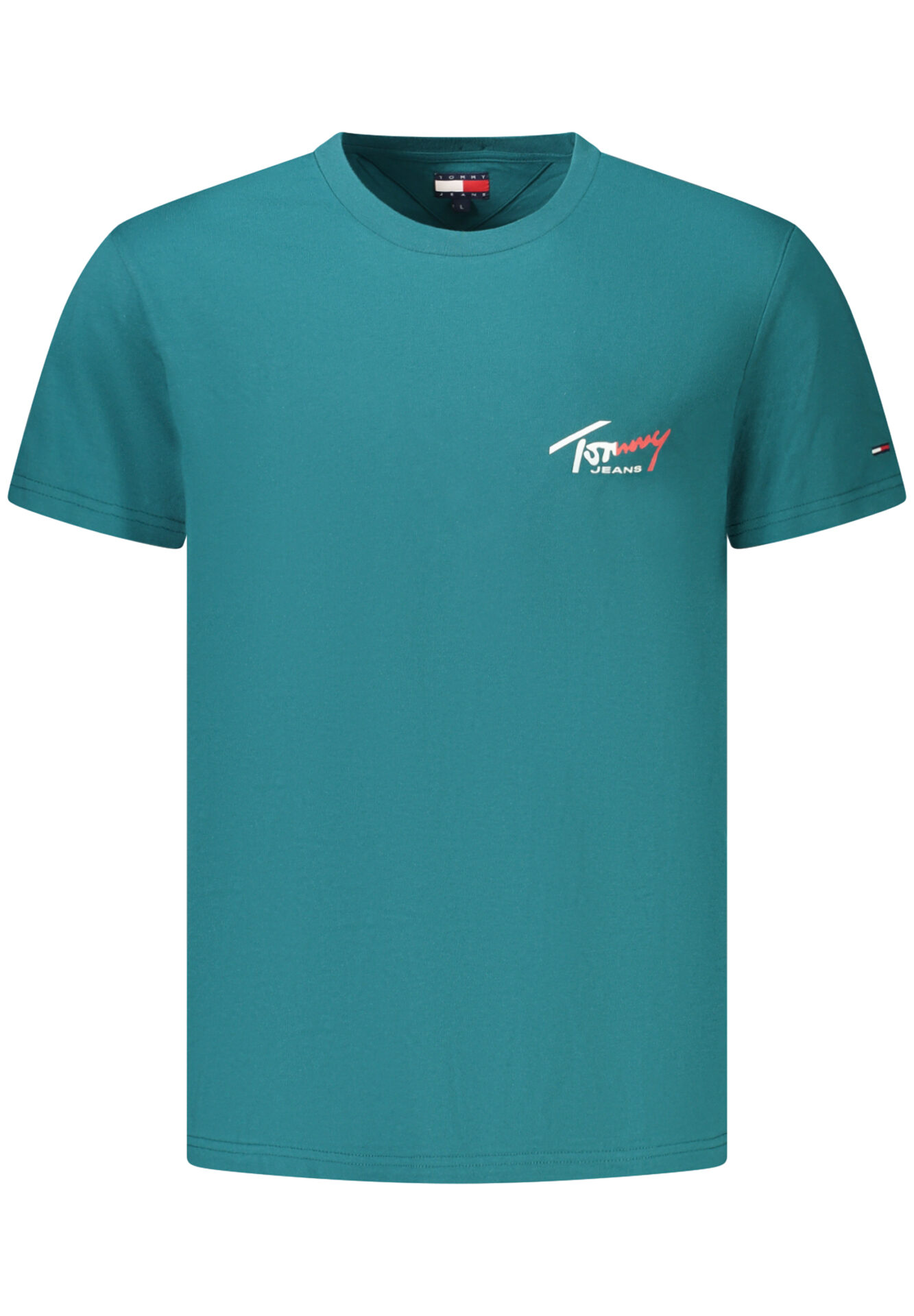 TOMMY HILFIGER MEN'S SHORT-SLEEVED T-SHIRT GREEN