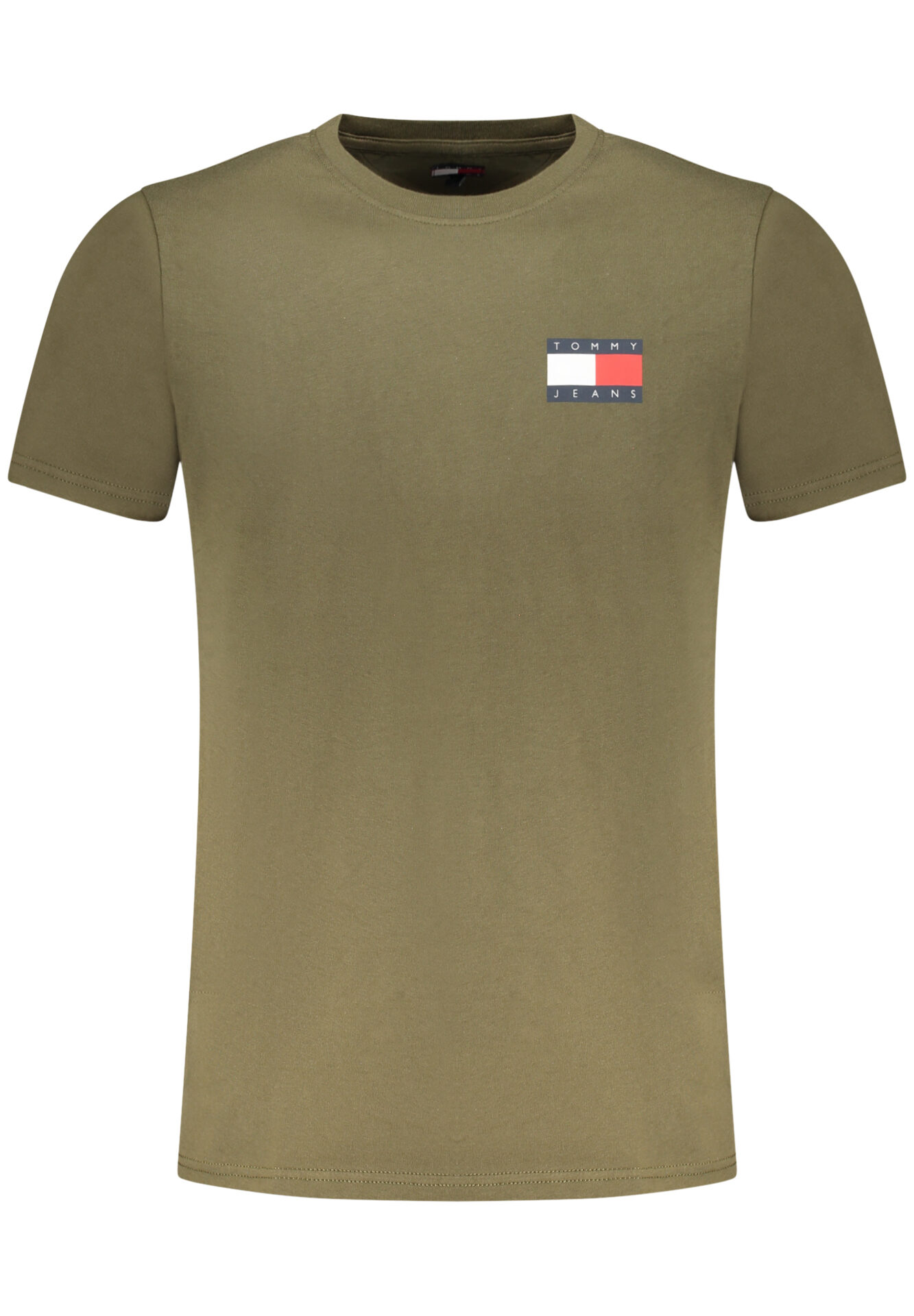 TOMMY HILFIGER MEN'S SHORT-SLEEVED T-SHIRT GREEN