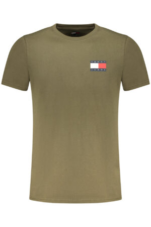 TOMMY HILFIGER MEN'S SHORT-SLEEVED T-SHIRT GREEN