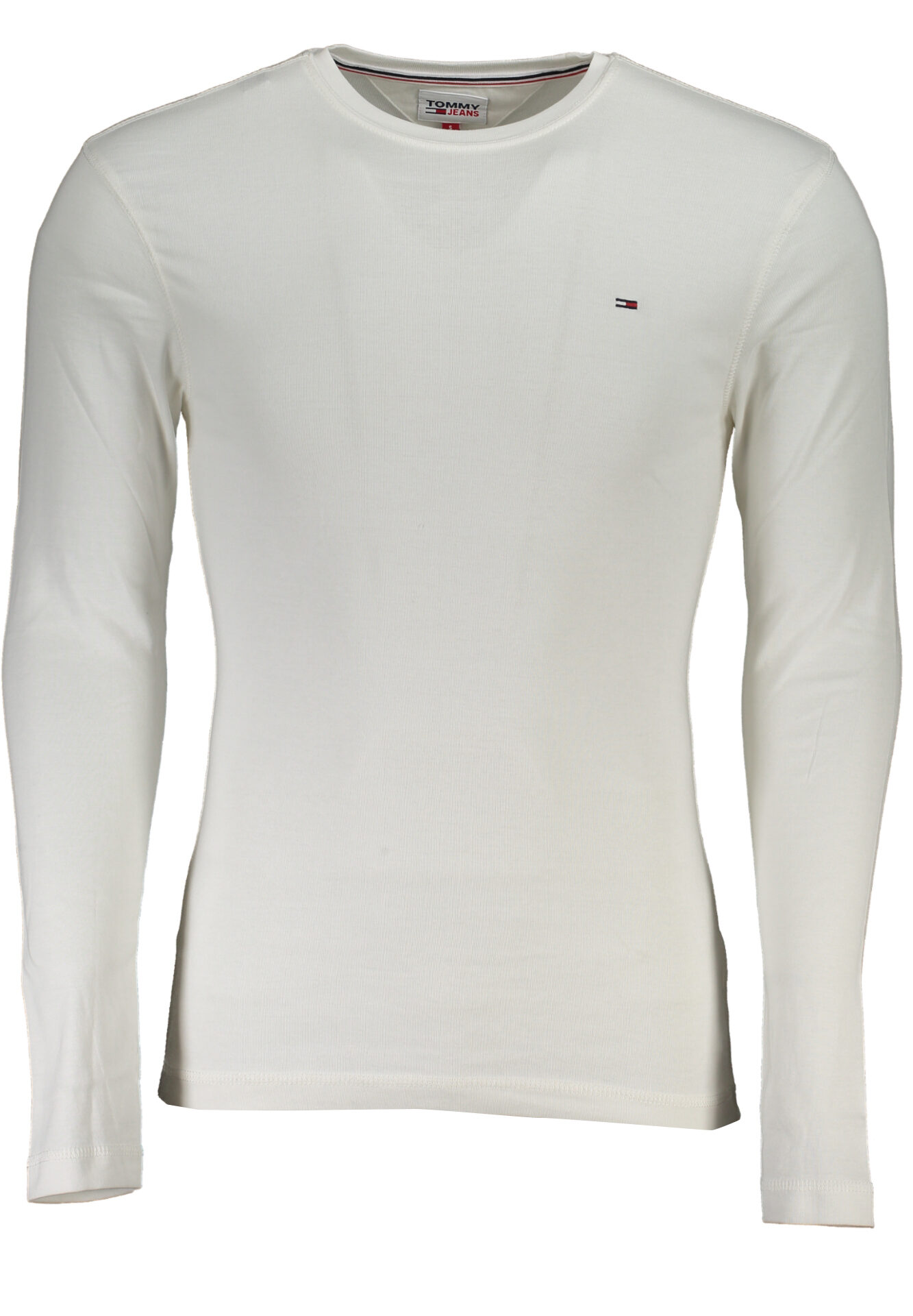 TOMMY HILFIGER MEN'S LONG SLEEVE T-SHIRT WHITE