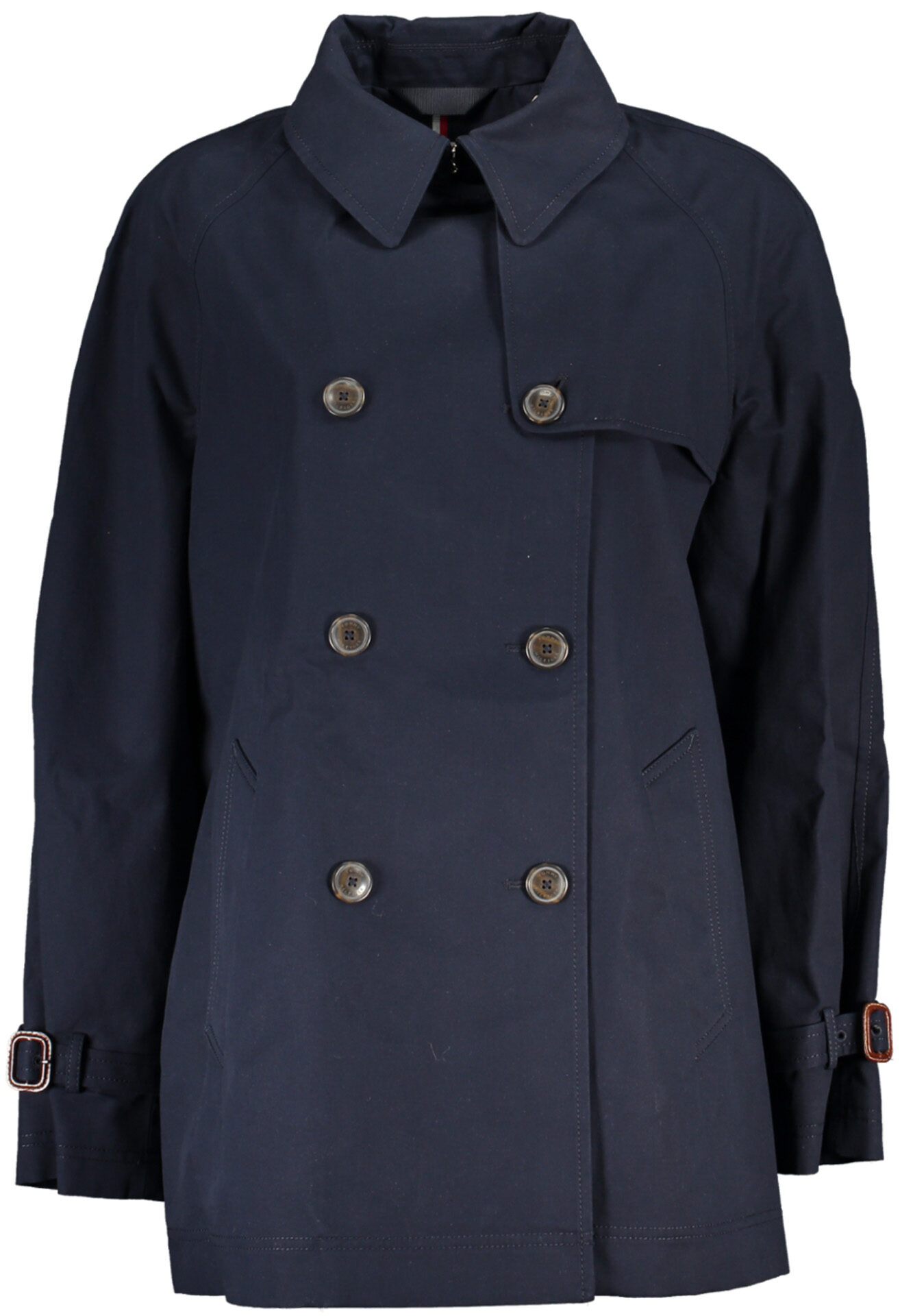 TOMMY HILFIGER WOMEN'S BLUE TRENCH COAT