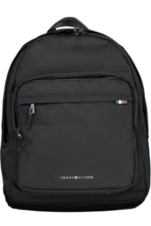 TOMMY HILFIGER MEN'S BLACK BACKPACK