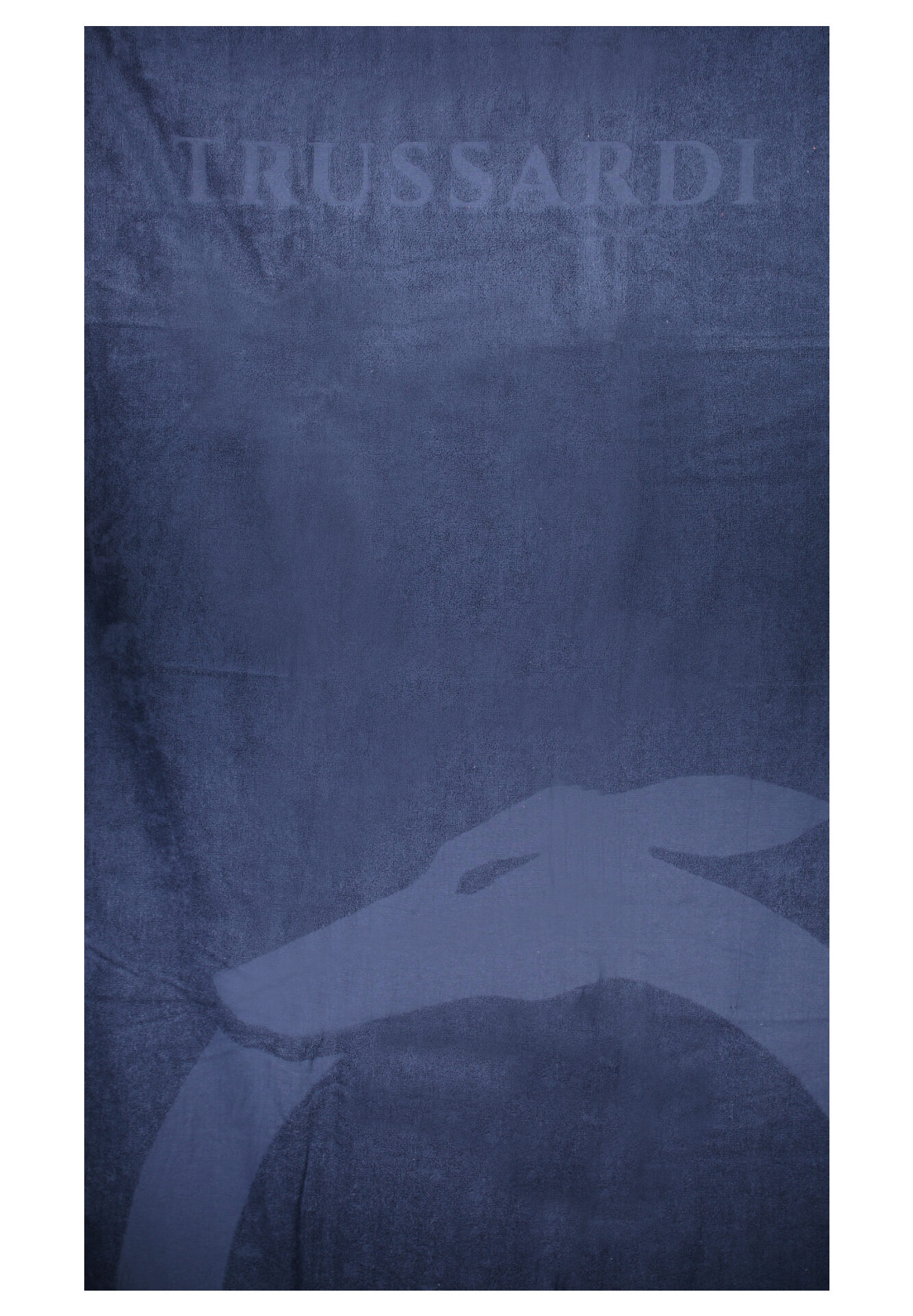TRUSSARDI JEANS MEN'S BEACH TOWEL BLUE