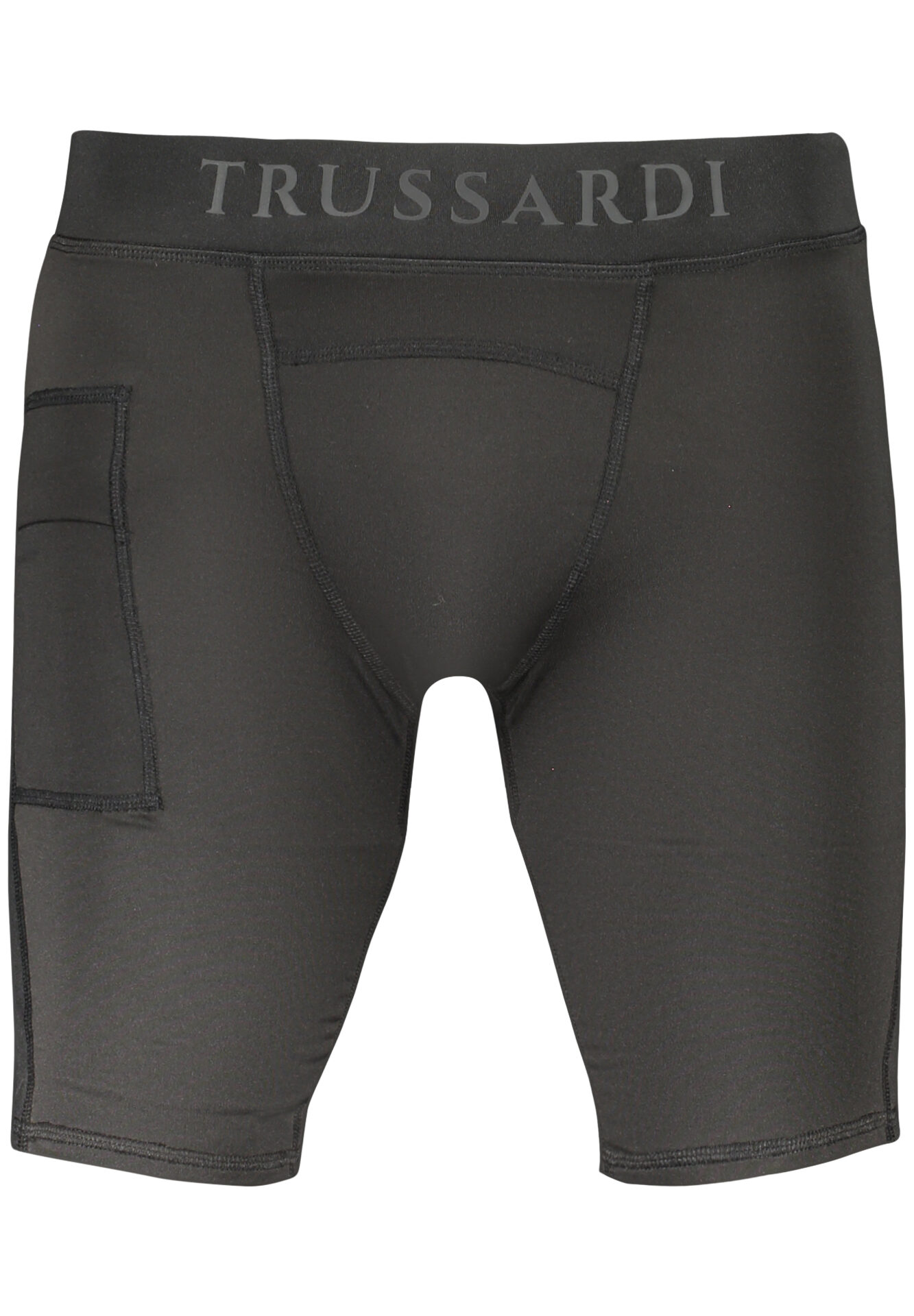 TRUSSARDI BLACK MEN'S LEGGINGS