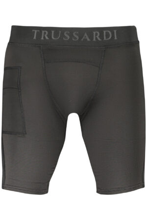 TRUSSARDI BLACK MEN'S LEGGINGS