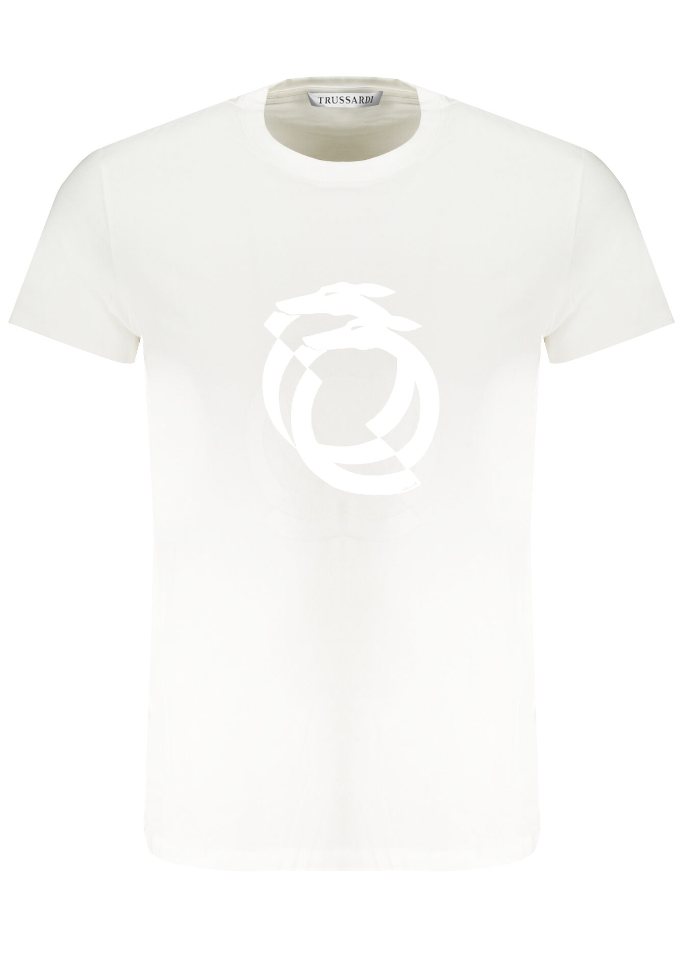 TRUSSARDI SHORT SLEEVED T-SHIRT MEN'S WHITE