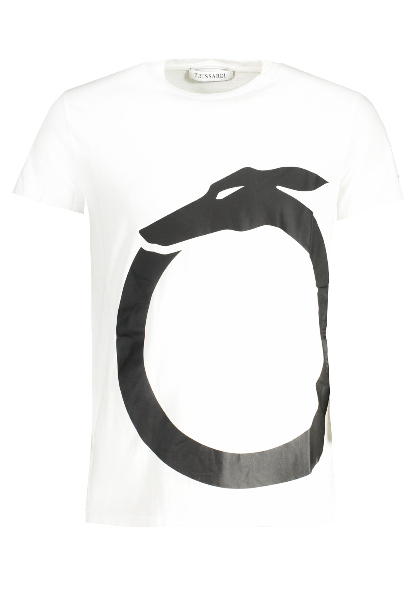 TRUSSARDI SHORT SLEEVED T-SHIRT MEN'S WHITE