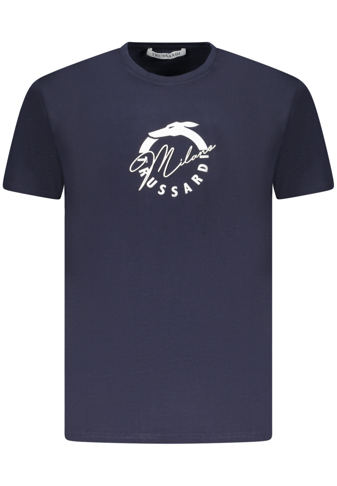 TRUSSARDI MEN'S SHORT SLEEVE T-SHIRT BLUE