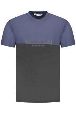 TRUSSARDI MEN'S SHORT SLEEVE T-SHIRT BLUE