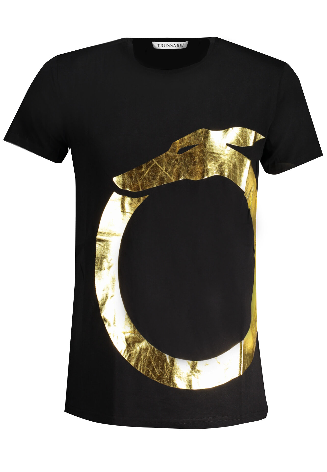 TRUSSARDI MEN'S SHORT SLEEVE T-SHIRT BLACK