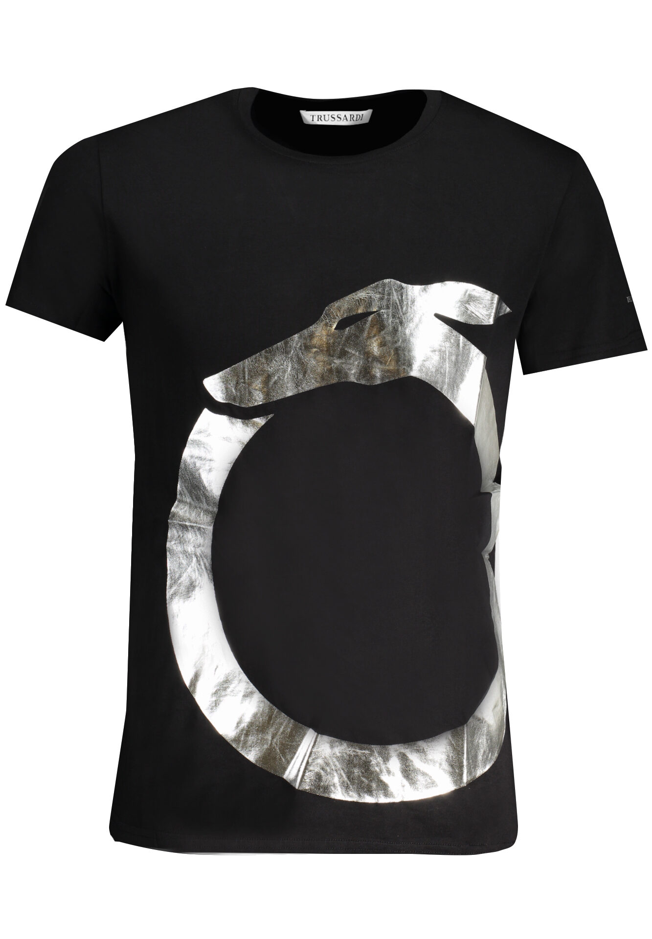 TRUSSARDI MEN'S SHORT SLEEVE T-SHIRT BLACK