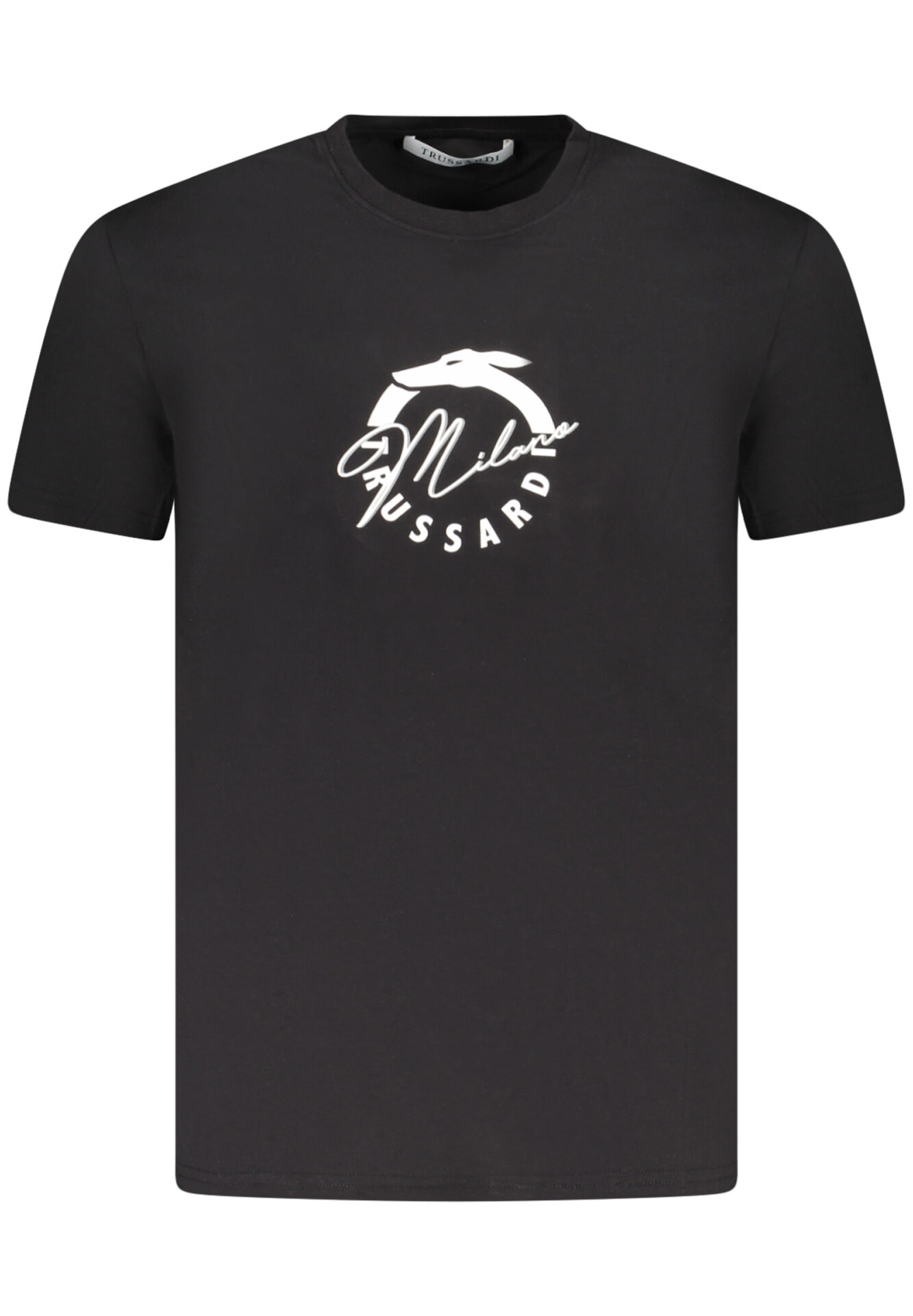 TRUSSARDI SHORT SLEEVE T-SHIRT MEN BLACK