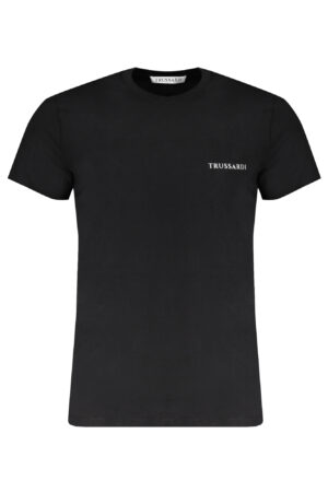 TRUSSARDI MEN'S SHORT SLEEVE T-SHIRT BLACK
