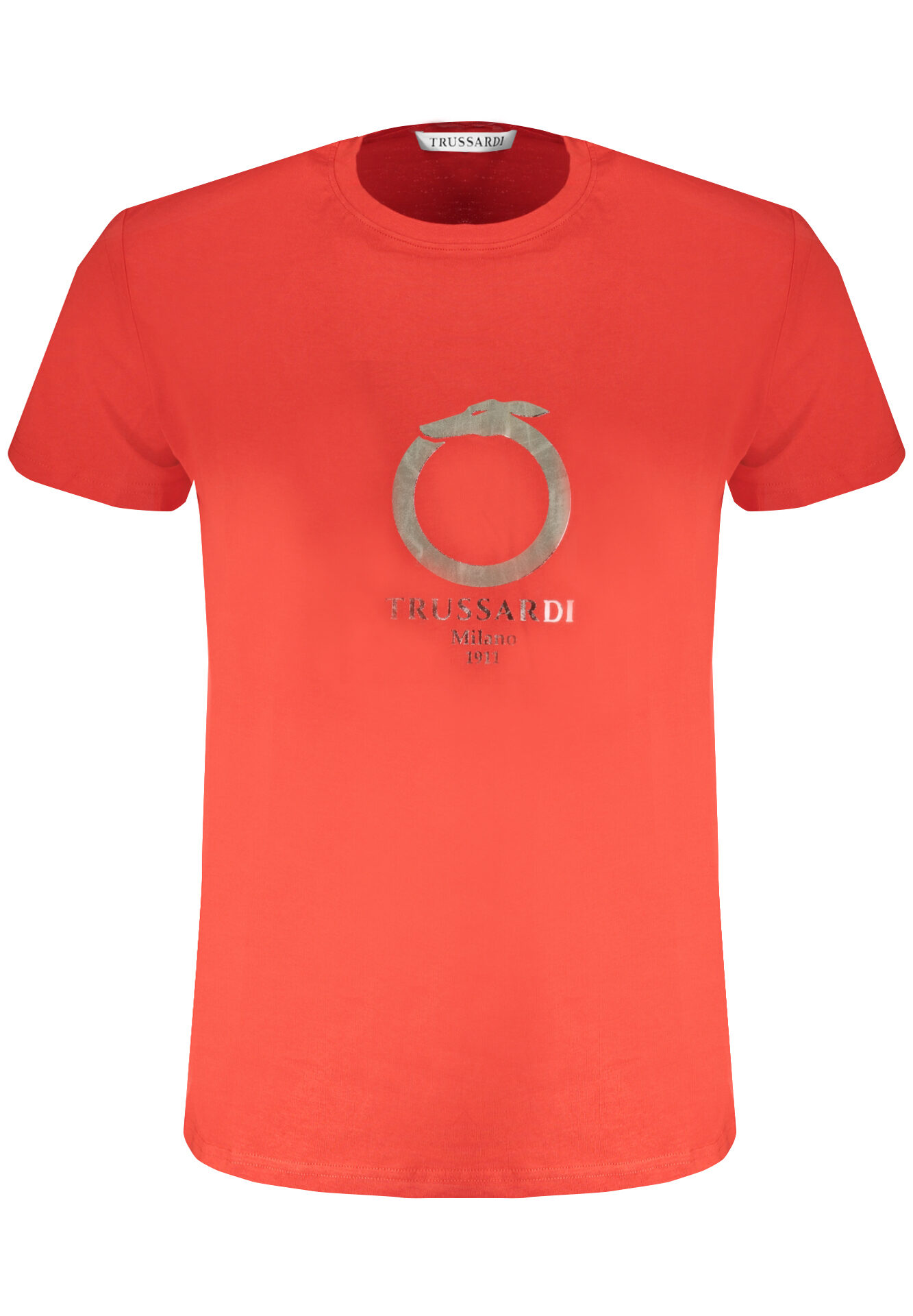 TRUSSARDI MEN'S SHORT SLEEVE T-SHIRT RED