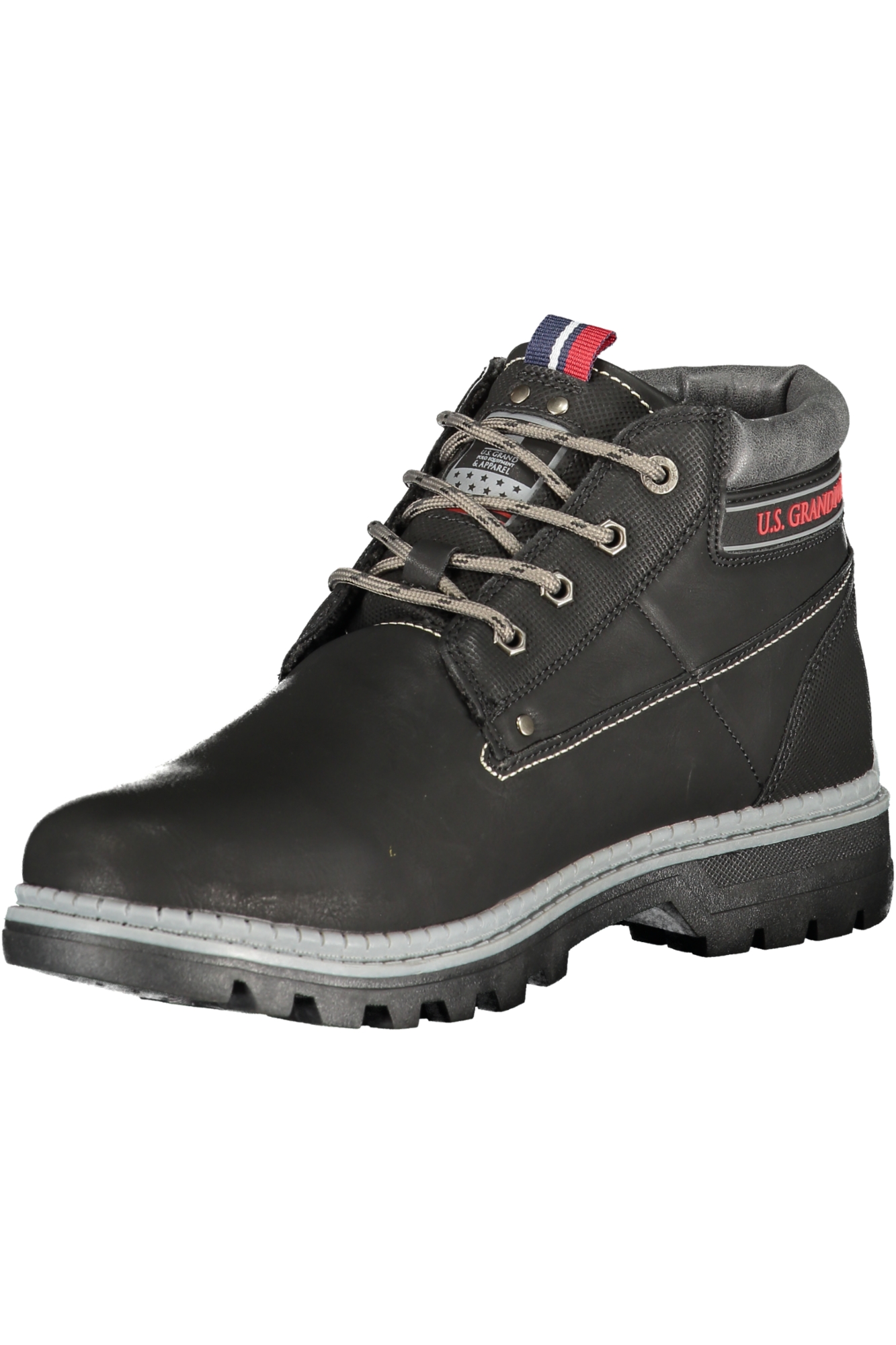 US GRAND FOOTWEAR MEN'S BLACK BOOT US GRAND FOOTWEAR MEN'S BLACK BOOT - Image 3