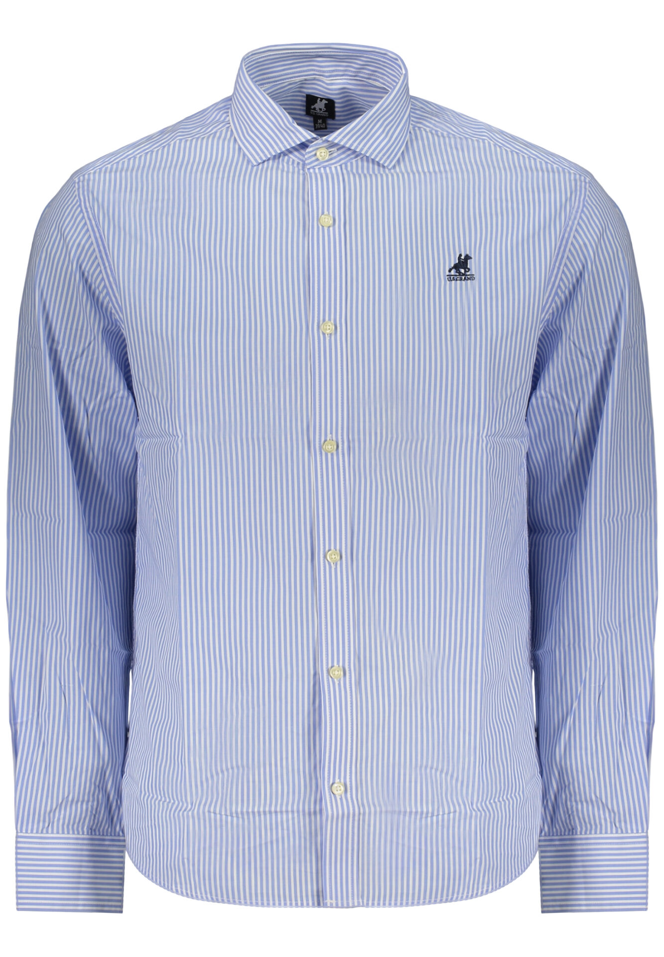 US GRAND MEN'S LONG-SLEEVED SHIRT, BLUE