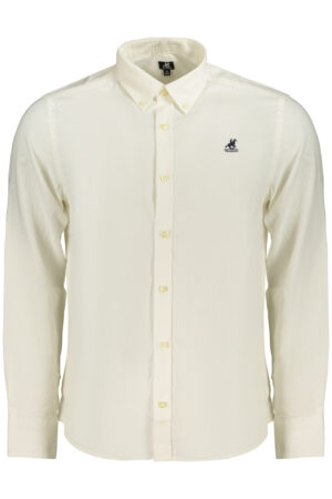 US GRAND MEN'S LONG-SLEEVED WHITE SHIRT