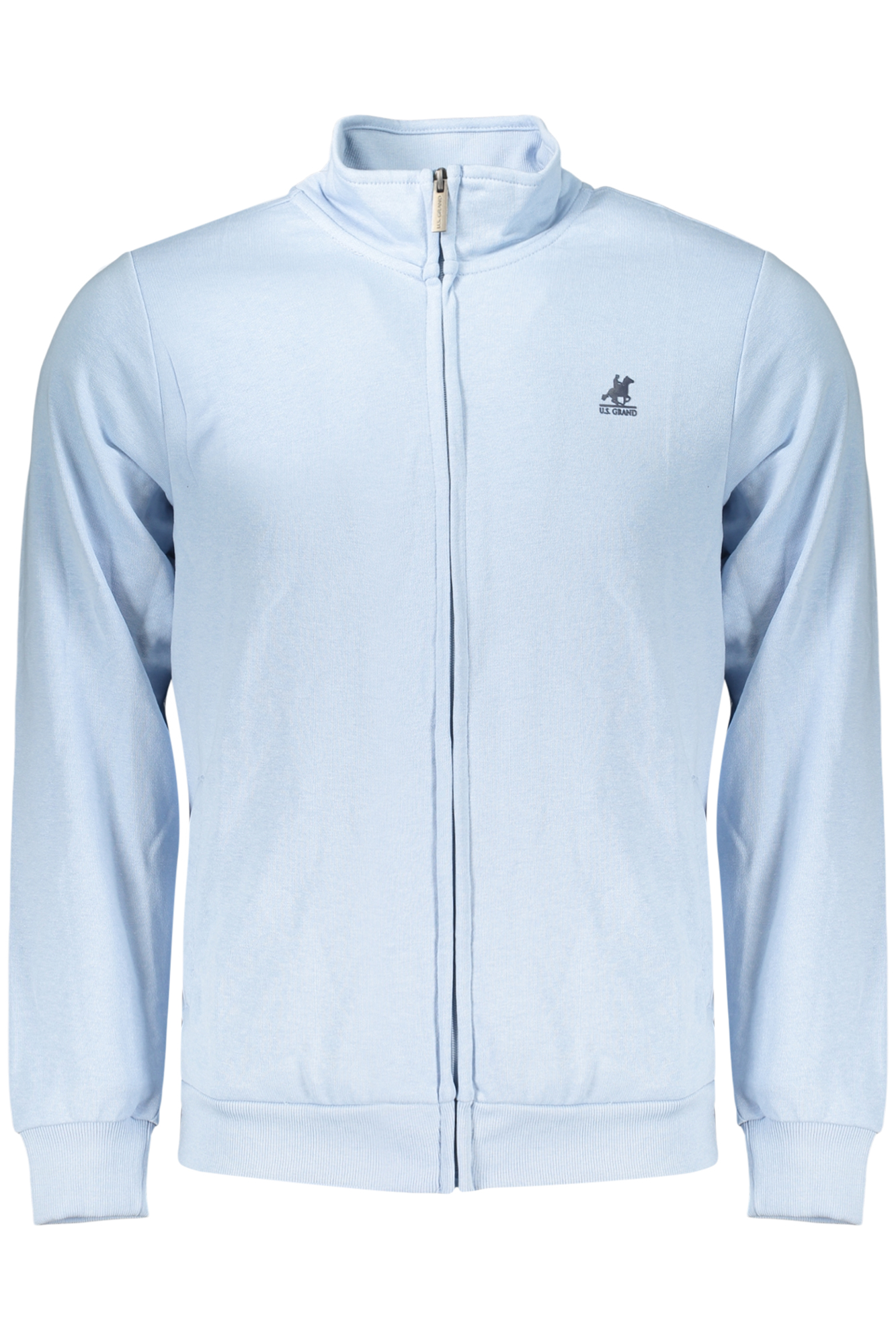 US GRAND MEN'S BLUE ZIP-UP SWEATSHIRT US GRAND MEN'S BLUE ZIP-UP SWEATSHIRT