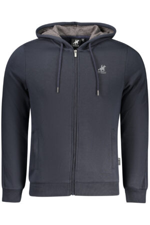 US GRAND MEN'S BLUE ZIP-UP SWEATSHIRT