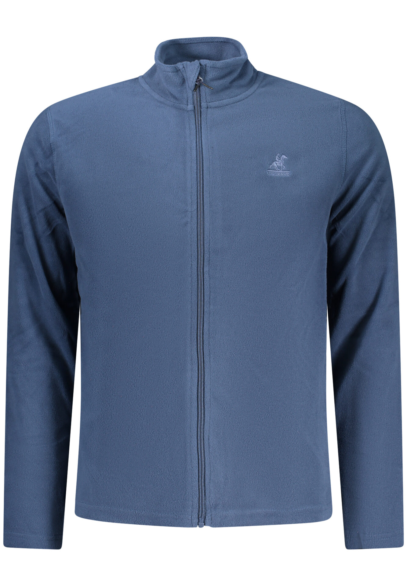 US GRAND MEN'S BLUE ZIP-UP SWEATSHIRT