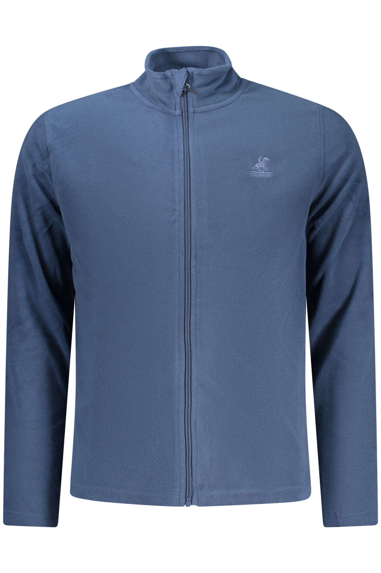 US GRAND MEN'S BLUE ZIP-UP SWEATSHIRT US GRAND MEN'S BLUE ZIP-UP SWEATSHIRT