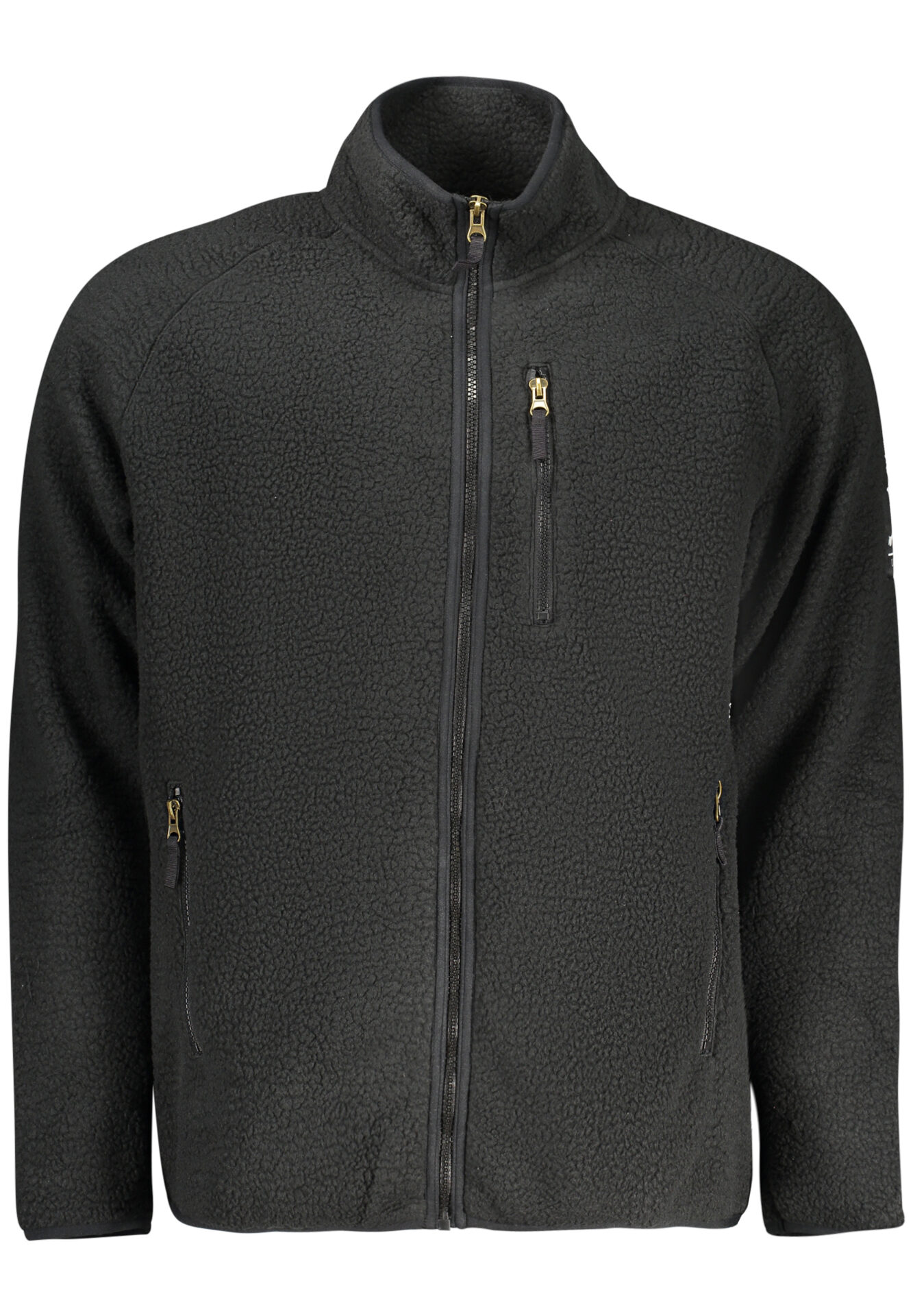 US GRAND MEN'S BLACK ZIP-UP SWEATSHIRT