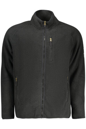 US GRAND MEN'S BLACK ZIP-UP SWEATSHIRT