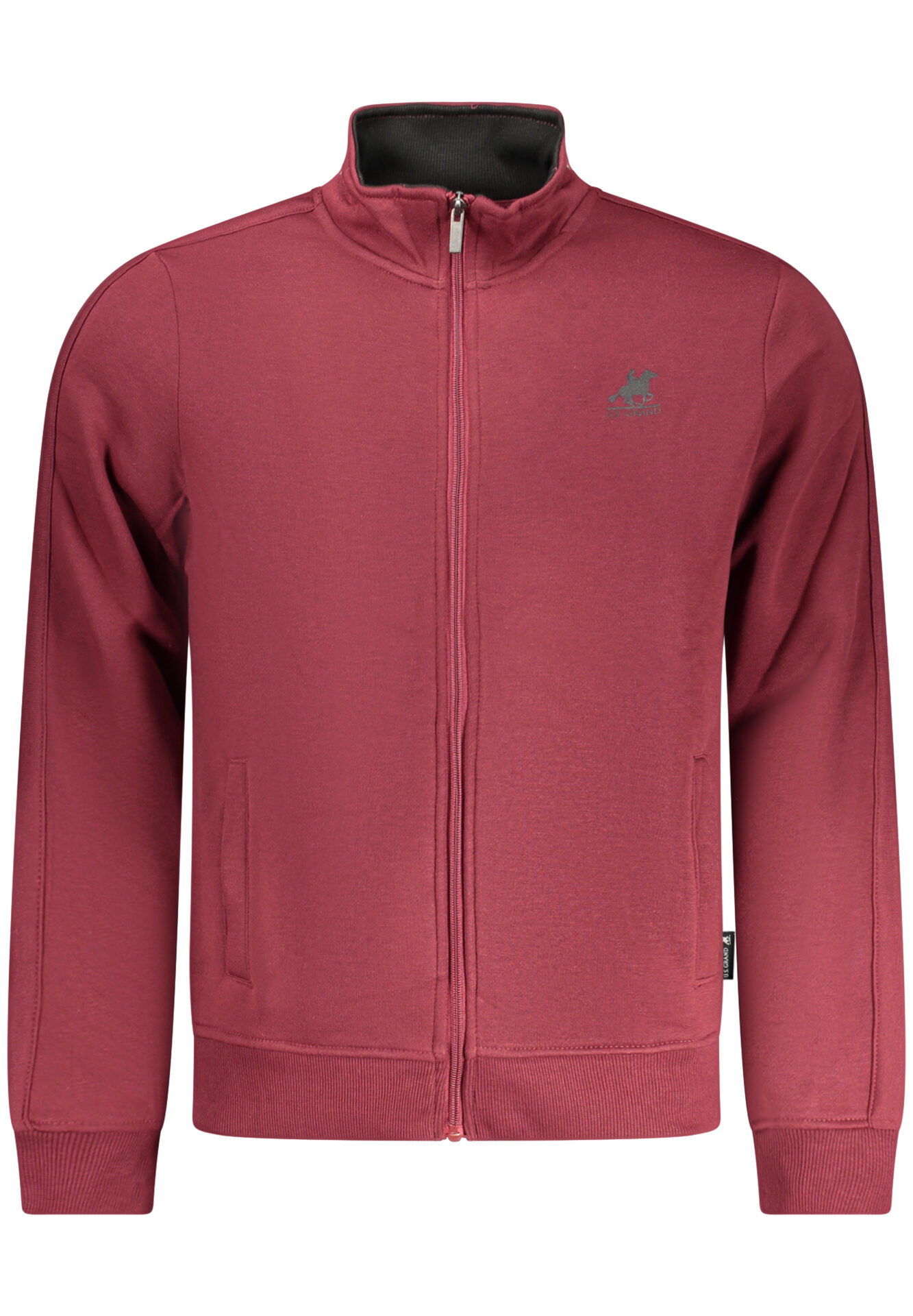 US GRAND RED MEN'S ZIP-UP SWEATSHIRT