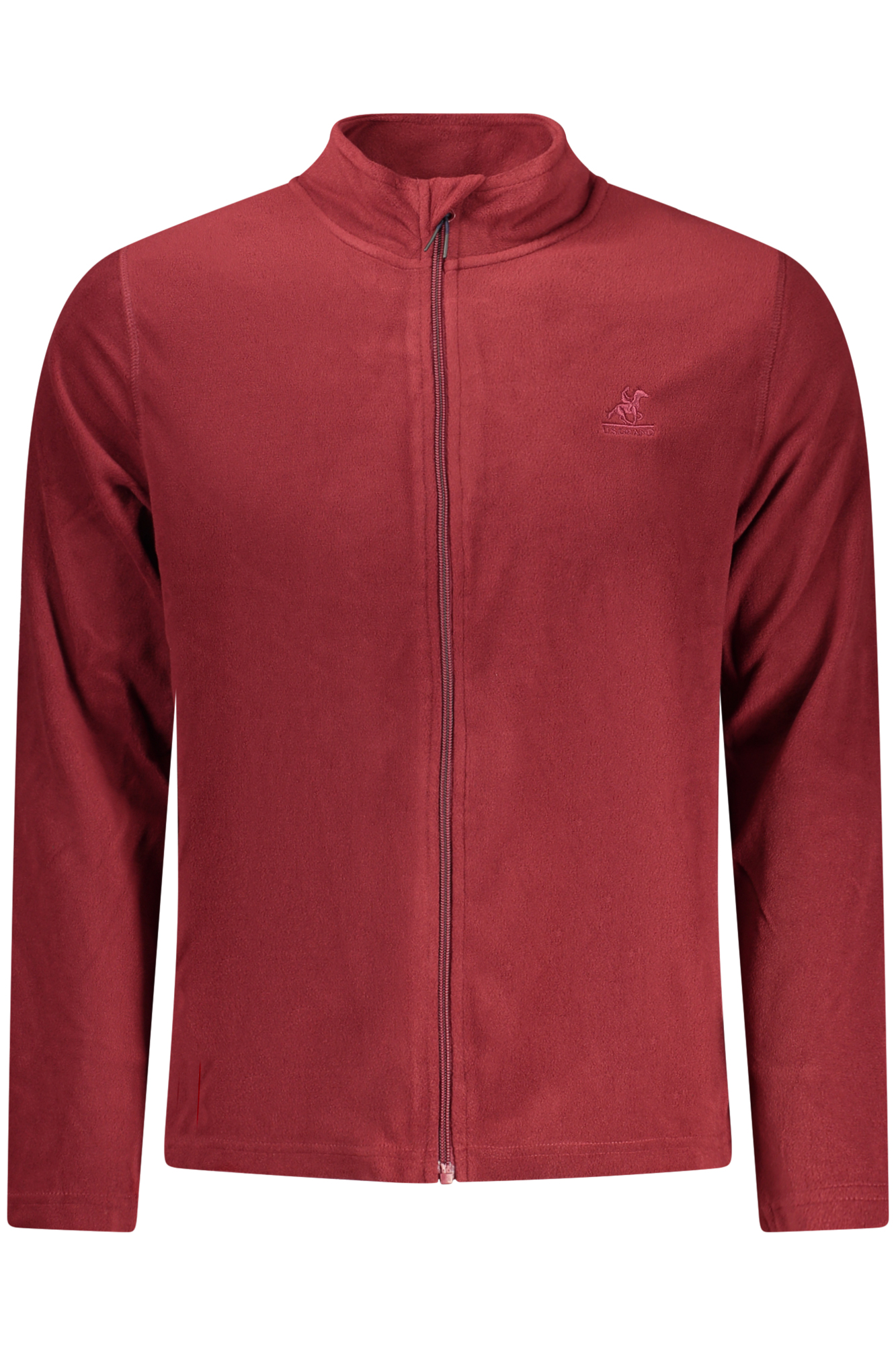 US GRAND RED MEN'S ZIP-UP SWEATSHIRT US GRAND RED MEN'S ZIP-UP SWEATSHIRT