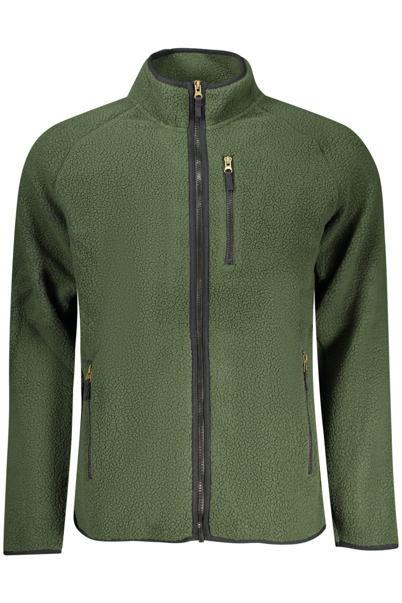 US GRAND MEN'S GREEN ZIP-UP SWEATSHIRT US GRAND MEN'S GREEN ZIP-UP SWEATSHIRT